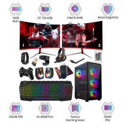 Turbox Tx1939 i5 4440 16GB Ram 256GB SSD 4GB GT740 23.6 DUAL Monitör Oem Paket