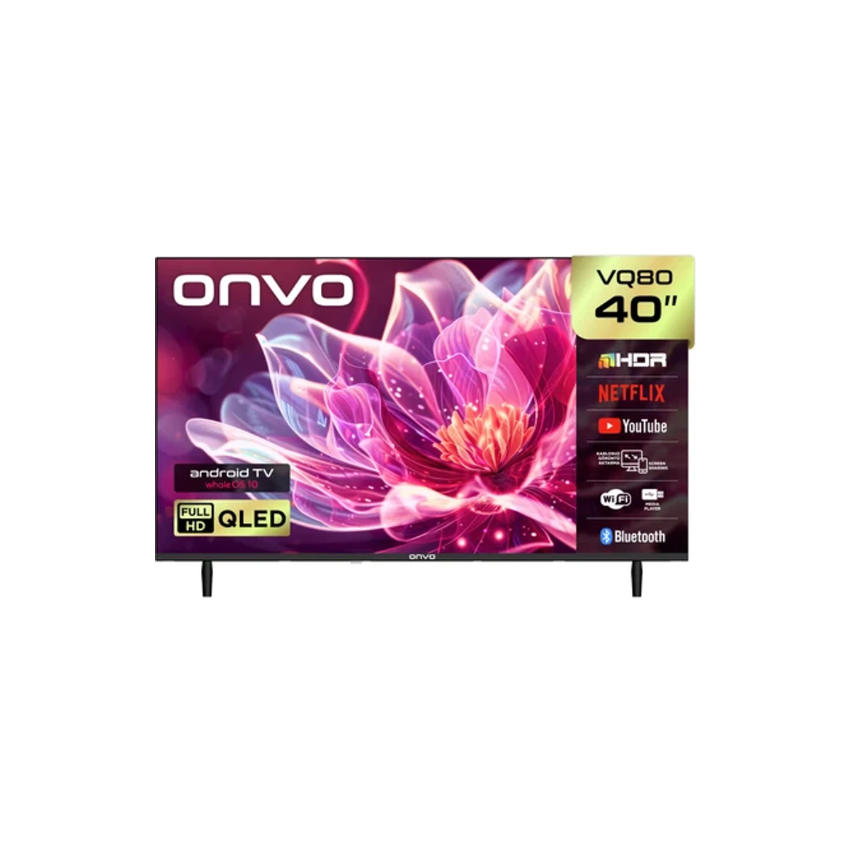 40VQ80F2FA 40' 102 Ekran Uydu Alıcılı Full HD WhaleOS QLED TV